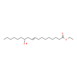 ChemSpider 2D Image | Ethyl (9E,12R)-12-hydroxy-9-octadecenoate | C20H38O3
