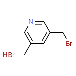 ChemSpider 2D Image | 3-(Bromomethyl)-5-methylpyridine hydrobromide | C7H9Br2N