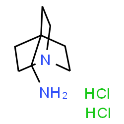 ChemSpider 2D Image | Quinuclidin-4-ylmethanamine dihydrochloride | C8H18Cl2N2