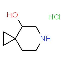 ChemSpider 2D Image | 6-Azaspiro[2.5]octan-4-ol hydrochloride | C7H14ClNO