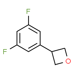 ChemSpider 2D Image | 3-(3,5-Difluorophenyl)oxetane | C9H8F2O