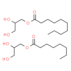 ChemSpider 2D Image | Decanoyl/octanoyl-glycerides | C24H48O8