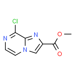 ChemSpider 2D Image | Methyl 8-chloroimidazo[1,2-a]pyrazine-2-carboxylate | C8H6ClN3O2