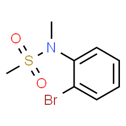 ChemSpider 2D Image | N-(2-Bromophenyl)-N-methylmethanesulfonamide | C8H10BrNO2S