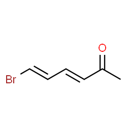 ChemSpider 2D Image | (3E,5E)-6-Bromo-3,5-hexadien-2-one | C6H7BrO