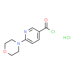 ChemSpider 2D Image | 6-morpholinopyridine-3-carbonyl chloride hydrochloride | C10H12Cl2N2O2