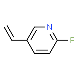 ChemSpider 2D Image | 2-Fluoro-5-vinylpyridine | C7H6FN