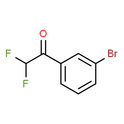 ChemSpider 2D Image | 1-(3-Bromophenyl)-2,2-difluoroethanone | C8H5BrF2O