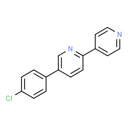 ChemSpider 2D Image | 5-(4-Chlorophenyl)-2,4'-bipyridine | C16H11ClN2