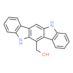 ChemSpider 2D Image | {5H,11H-indolo[3,2-b]carbazol-6-yl}methanol | C19H14N2O