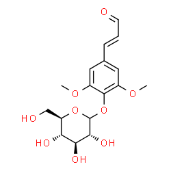 ChemSpider 2D Image | sinapaldehyde glucoside | C17H22O9