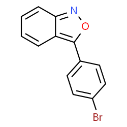 ChemSpider 2D Image | 3-(4-Bromophenyl)-2,1-benzoxazole | C13H8BrNO