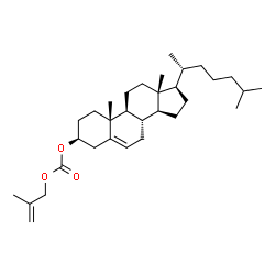 ChemSpider 2D Image | (3beta)-Cholest-5-en-3-yl 2-methyl-2-propen-1-yl carbonate | C32H52O3