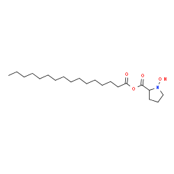 ChemSpider 2D Image | Palmitoyl 1-hydroxyprolinate | C21H39NO4