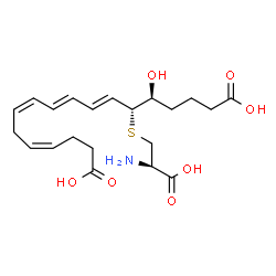 ChemSpider 2D Image | 18-carboxy-19,20-dinor-leukotriene E4 | C21H31NO7S