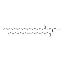 ChemSpider 2D Image | 2-oleoyl-3-stearoyl-sn-glycerol | C39H74O5
