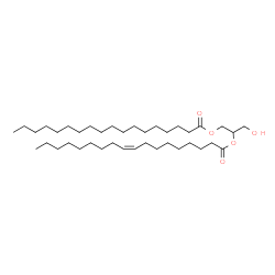 ChemSpider 2D Image | 1-stearoyl-2-oleoylglycerol | C39H74O5