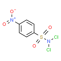ChemSpider 2D Image | N,N-Dichloro-4-nitrobenzenesulfonamide | C6H4Cl2N2O4S