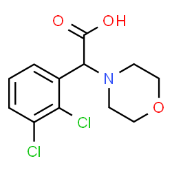 ChemSpider 2D Image | (2,3-Dichlorophenyl)(4-morpholinyl)acetic acid | C12H13Cl2NO3