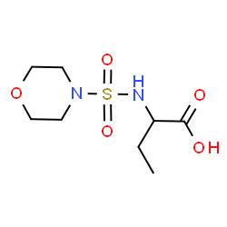 ChemSpider 2D Image | 2-[(4-Morpholinylsulfonyl)amino]butanoic acid | C8H16N2O5S