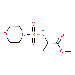 ChemSpider 2D Image | Methyl N-(4-morpholinylsulfonyl)alaninate | C8H16N2O5S