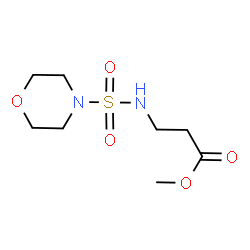 ChemSpider 2D Image | Methyl N-(4-morpholinylsulfonyl)-beta-alaninate | C8H16N2O5S
