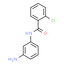 ChemSpider 2D Image | N-(3-Aminophenyl)-2-chlorobenzamide | C13H11ClN2O