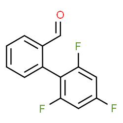ChemSpider 2D Image | 2',4',6'-Trifluoro-2-biphenylcarbaldehyde | C13H7F3O