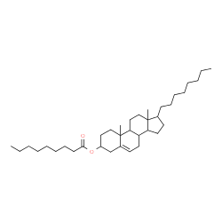 ChemSpider 2D Image | 10,13-Dimethyl-17-octyl-2,3,4,7,8,9,10,11,12,13,14,15,16,17-tetradecahydro-1H-cyclopenta[a]phenanthren-3-yl nonanoate | C36H62O2