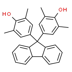 ChemSpider 2D Image | 9,9-[Bis(3,5-dimethyl-4-hydroxyphenyl)]fluorene | C29H26O2