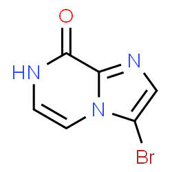 ChemSpider 2D Image | 3-Bromoimidazo[1,2-a]pyrazin-8(7H)-one | C6H4BrN3O