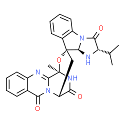 ChemSpider 2D Image | fumiquinazoline L | C26H25N5O4