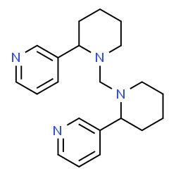 ChemSpider 2D Image | 3,3'-(Methylenedi-1,2-piperidinediyl)dipyridine | C21H28N4
