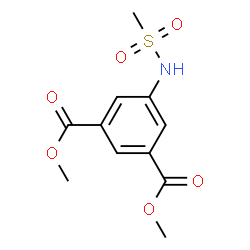 ChemSpider 2D Image | Dimethyl 5-[(methylsulfonyl)amino]isophthalate | C11H13NO6S