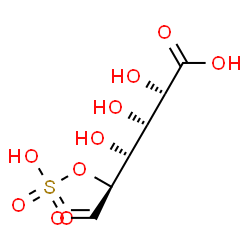 ChemSpider 2D Image | 2-O-Sulfo-D-iduronic acid | C6H10O10S