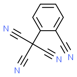ChemSpider 2D Image | (2-Cyanophenyl)methanetricarbonitrile | C11H4N4