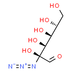 ChemSpider 2D Image | 2-C-Azido-D-mannose | C6H11N3O6