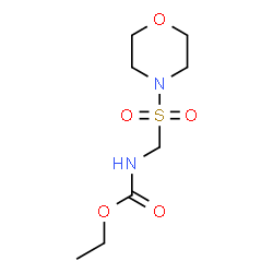 ChemSpider 2D Image | Ethyl [(4-morpholinylsulfonyl)methyl]carbamate | C8H16N2O5S