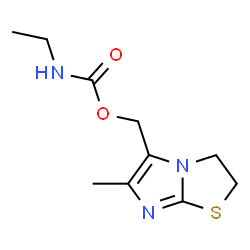 ChemSpider 2D Image | (6-Methyl-2,3-dihydroimidazo[2,1-b][1,3]thiazol-5-yl)methyl ethylcarbamate | C10H15N3O2S