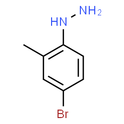 ChemSpider 2D Image | (4-Bromo-2-methylphenyl)hydrazine | C7H9BrN2