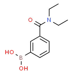 ChemSpider 2D Image | (3-(Diethylcarbamoyl)phenyl)boronic acid | C11H16BNO3