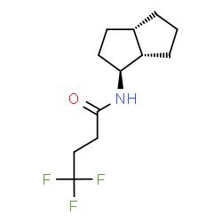 ChemSpider 2D Image | 4,4,4-Trifluoro-N-[(1S,3aS,6aS)-octahydro-1-pentalenyl]butanamide | C12H18F3NO