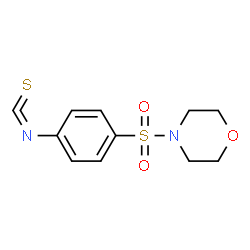 ChemSpider 2D Image | 4-(4-isothiocyanatobenzenesulfonyl)morpholine | C11H12N2O3S2