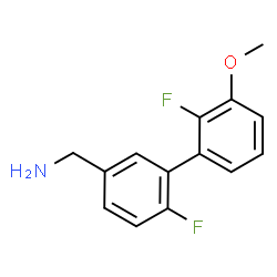 ChemSpider 2D Image | 1-(2',6-Difluoro-3'-methoxy-3-biphenylyl)methanamine | C14H13F2NO
