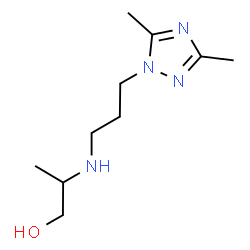 ChemSpider 2D Image | 2-{[3-(3,5-Dimethyl-1H-1,2,4-triazol-1-yl)propyl]amino}-1-propanol | C10H20N4O