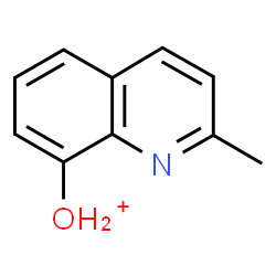 ChemSpider 2D Image | (2-Methyl-8-quinolinyl)oxonium | C10H10NO