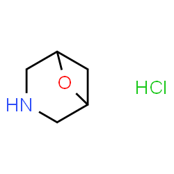 ChemSpider 2D Image | 6-Oxa-3-azabicyclo[3.1.1]heptane hydrochloride | C5H10ClNO
