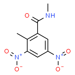 ChemSpider 2D Image | N,2-Dimethyl-3,5-dinitrobenzamide | C9H9N3O5