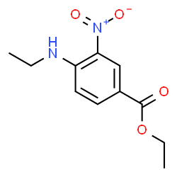 ChemSpider 2D Image | Ethyl 4-(ethylamino)-3-nitrobenzoate | C11H14N2O4