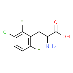 ChemSpider 2D Image | 3-Chloro-2,6-difluorophenylalanine | C9H8ClF2NO2